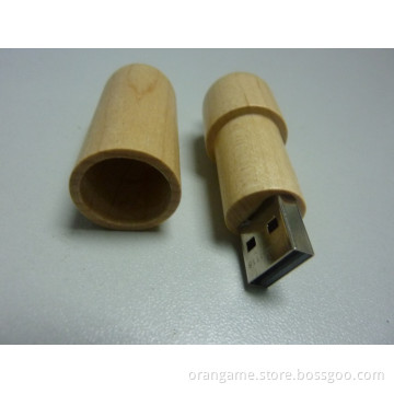 Most Popular Wooden USB Flash Drives USB2.0 with Customized Logo